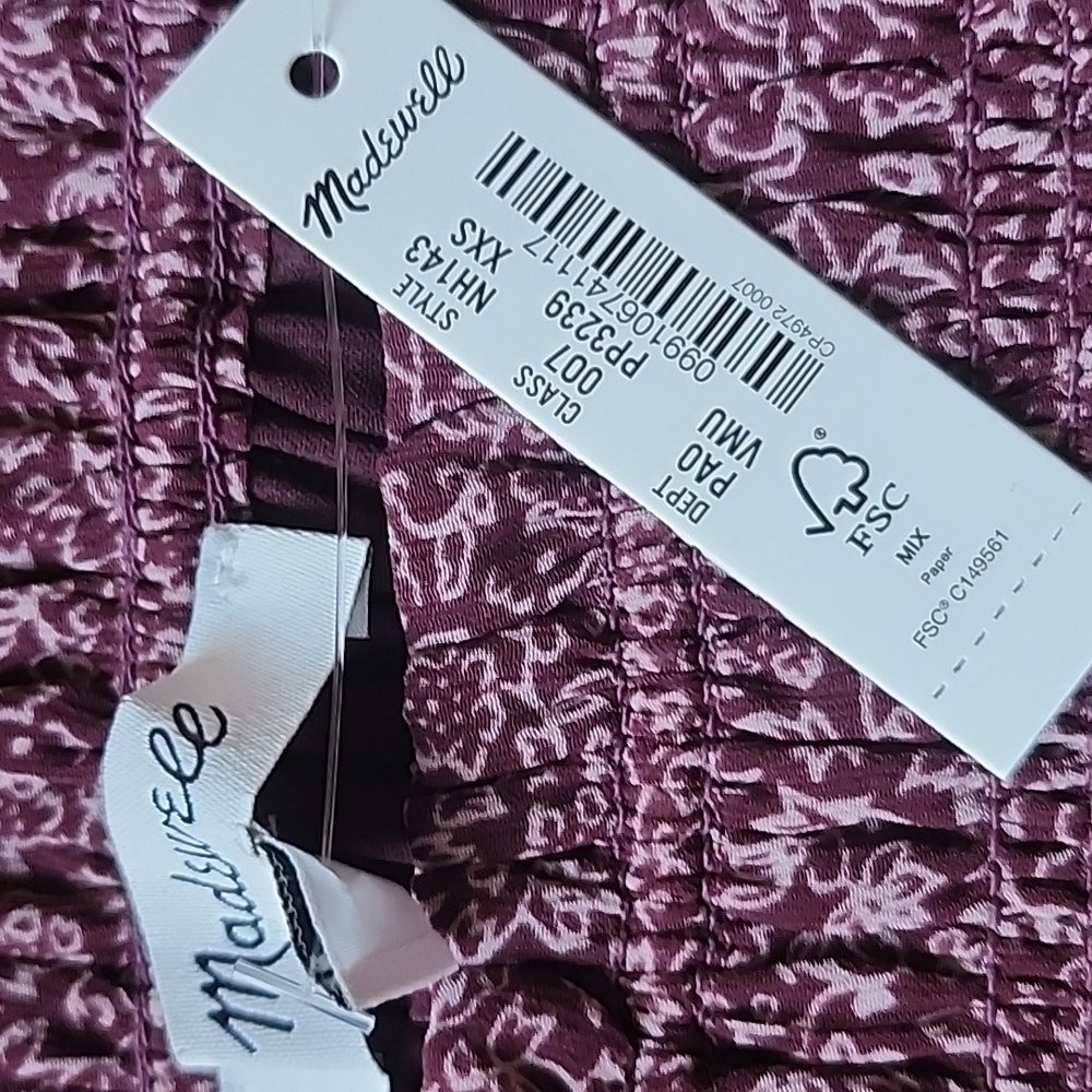 Nwt! Lucie Bubble-Sleeve Smocked Top in Cottage Garden - Picture 5 of 10